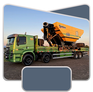 Transporte de materiais para indústrias