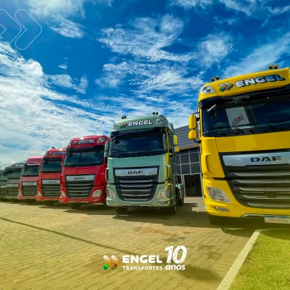 Engel Transportes reforça frota com 10 novos caminhões