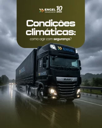 Condições climáticas: como agir com segurança no transporte 