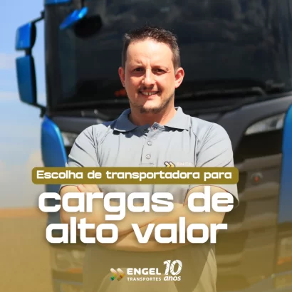 Escolha de transportadora para cargas de alto valor