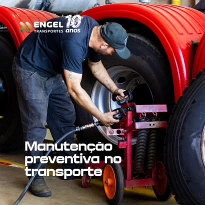 Manutenção preventiva no transporte