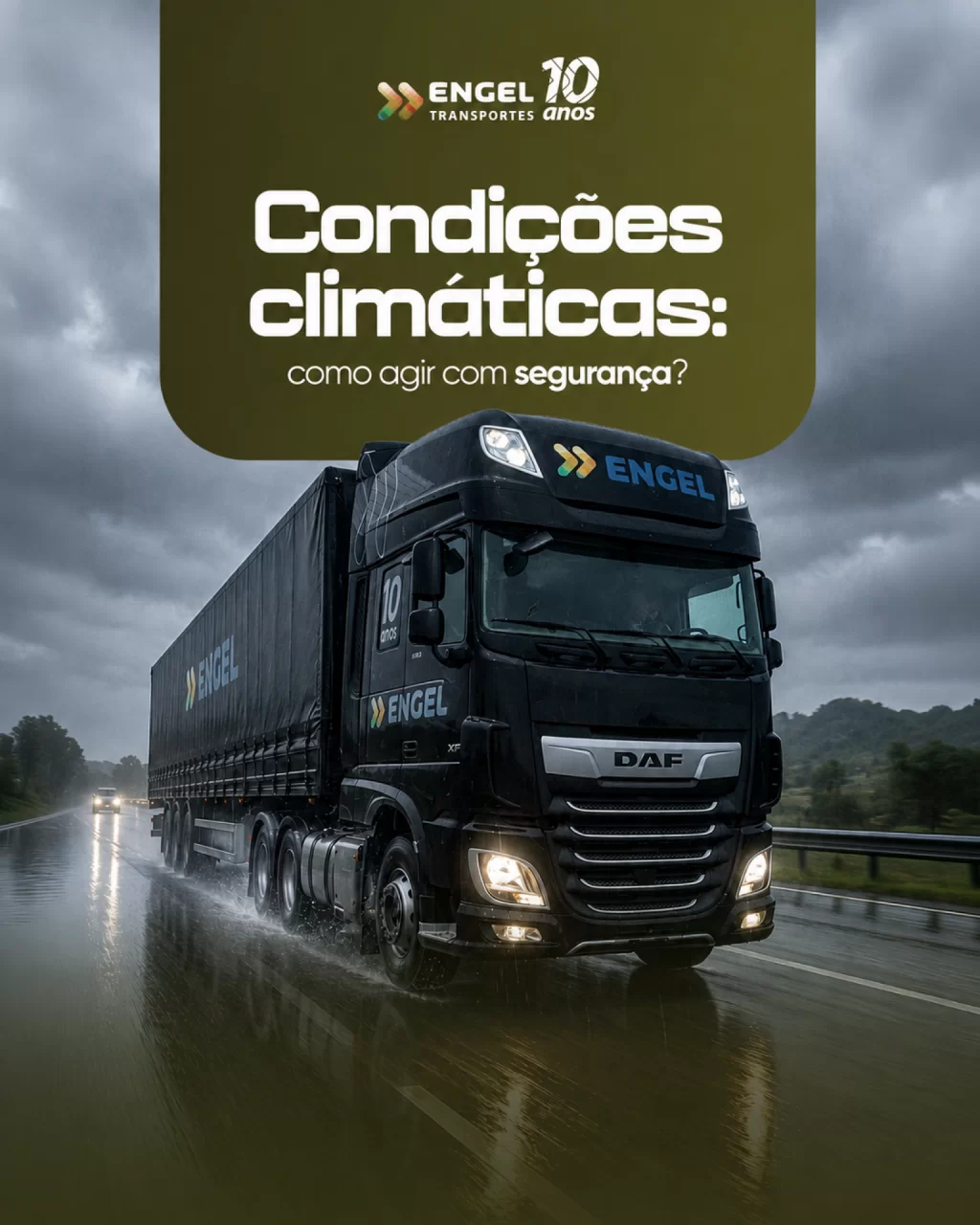 Condições climáticas: como agir com segurança no transporte